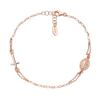Bracciale Amen Donna Rosari in Argento Cristallo BRO10RBI3 - BRO10RBI3